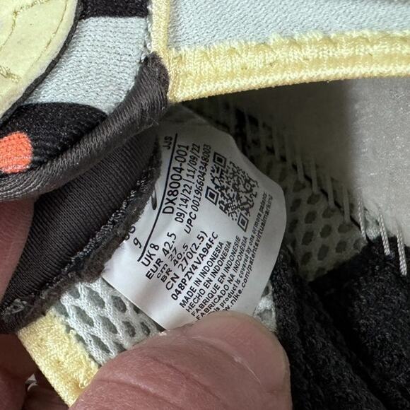 "NIKE‎ BERTINA" Sneaker, Air Kukini, Women's 9, NO INSOLE, - Picture 12 of 12